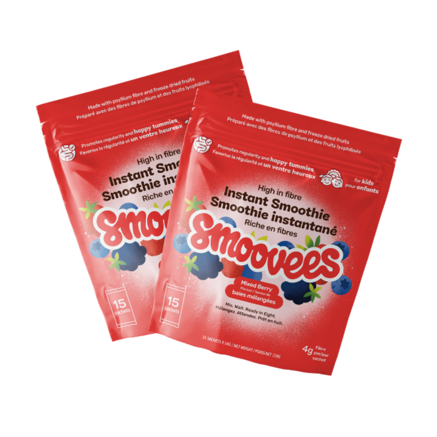 Smoovees Mixed Berry 2 Pack