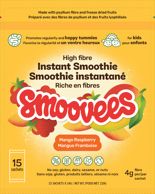High Fibre Instant Smoothie Mango Raspberry Flavour