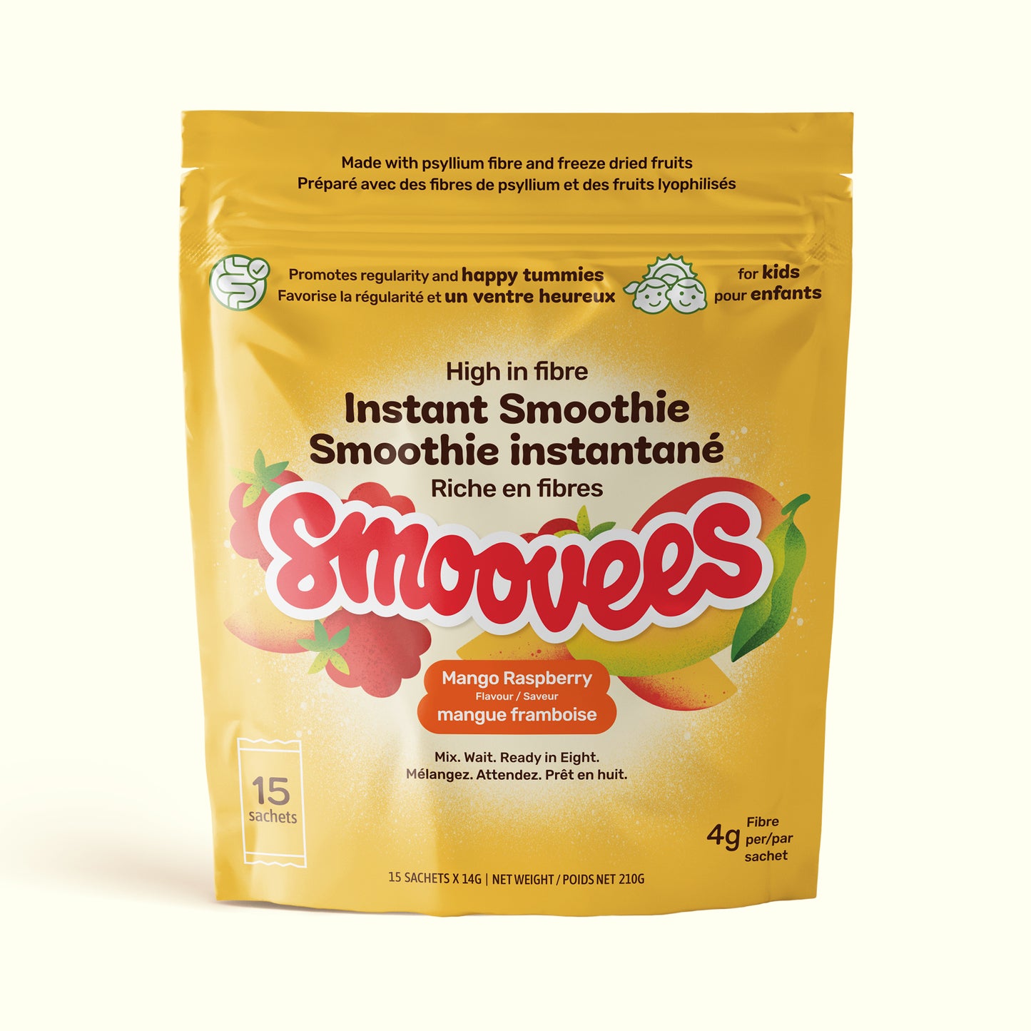 High Fibre Instant Smoothie Mango Raspberry Flavour