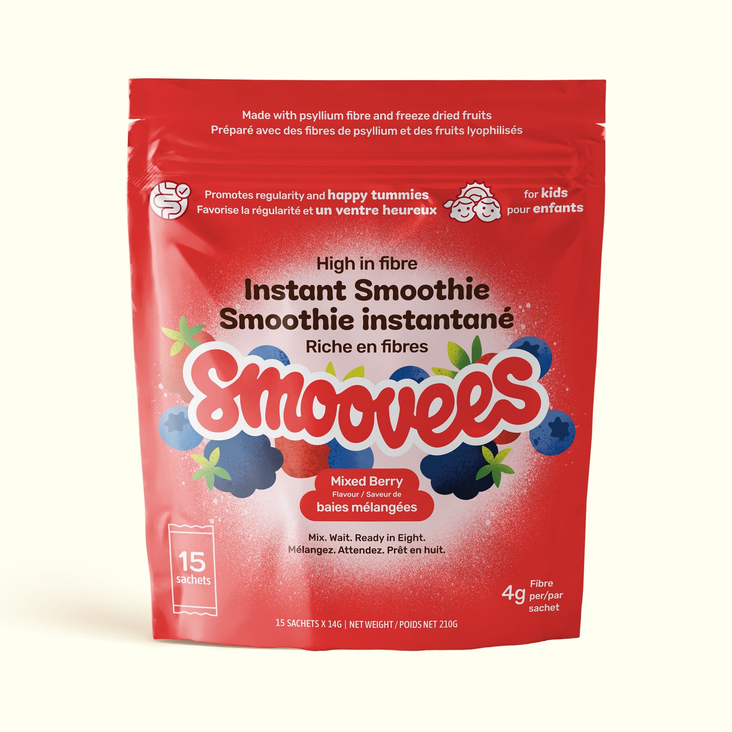 High Fibre Instant Smoothie Mixed Berry Flavour