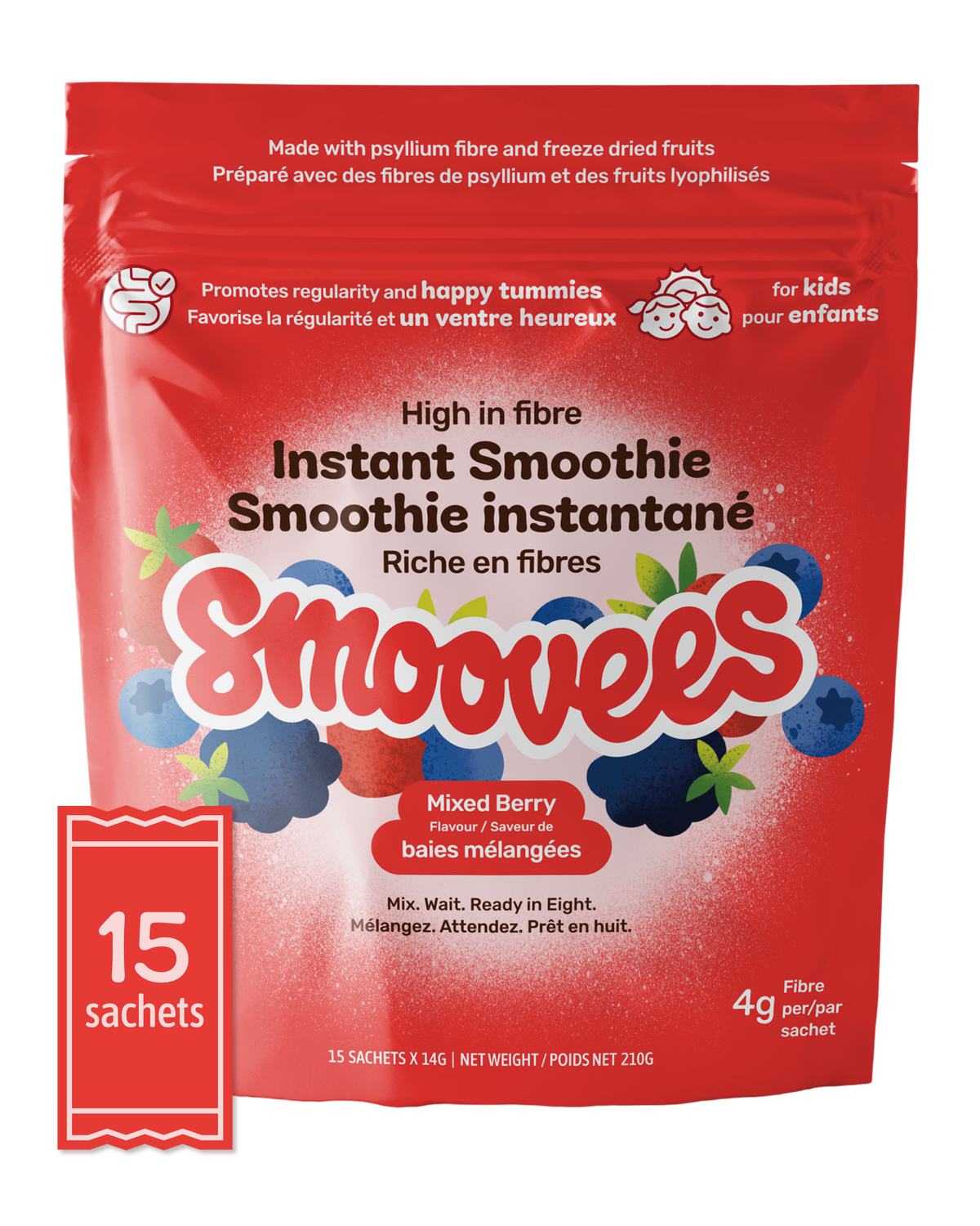Smoovees Mixed Berry pouch