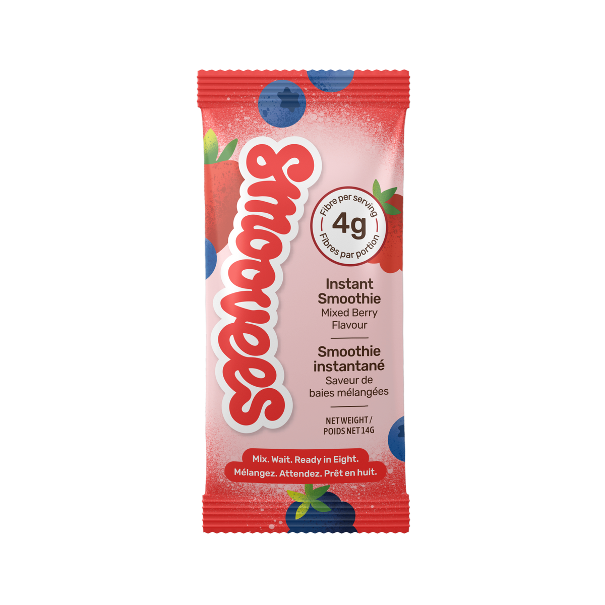 A Smoovees Mixed Berry sachet