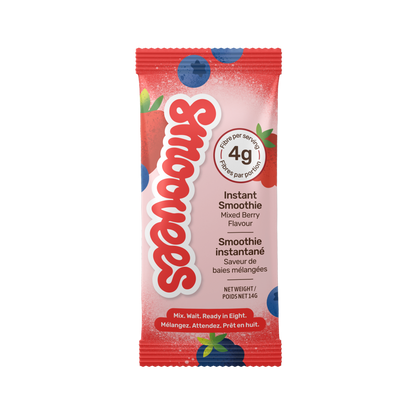 A Smoovees Mixed Berry sachet
